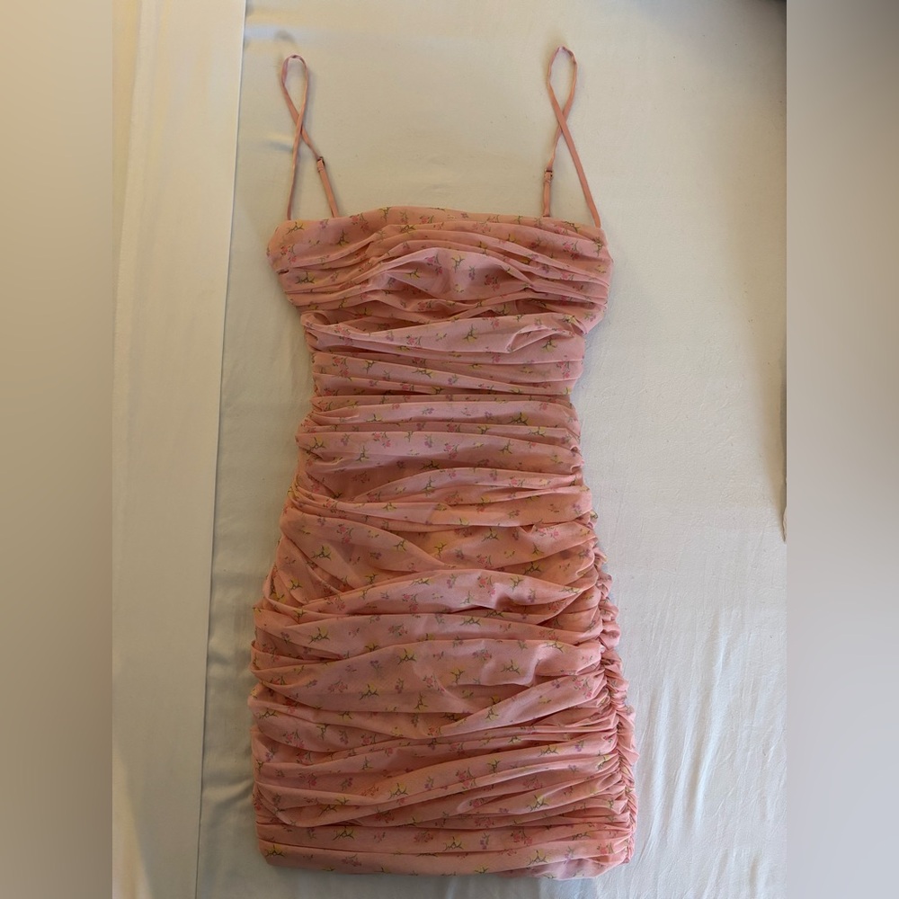 Ruched Bodycon Mini - House of CB